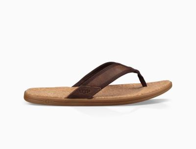 UGG Seaside Flip Mens Slides Chestnut/ Brown - AU 150JW